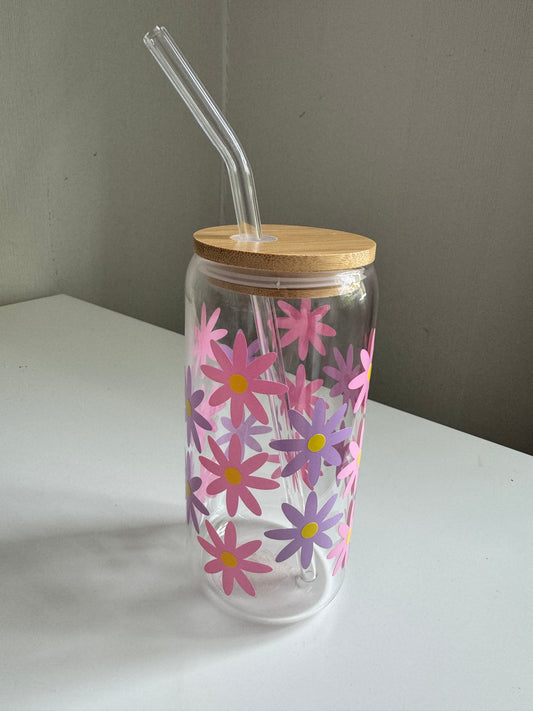 Spring has Sprung glass cup 473ml/16oz