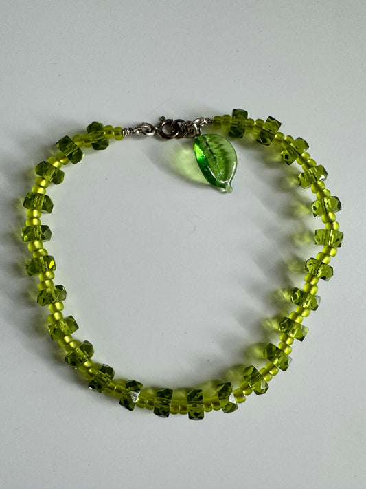 Bracelet - leavey green